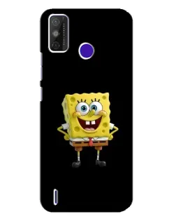 Чехол для TECNO Spark Power 2 (LC8) с картинкой «Классический Губка Боб»