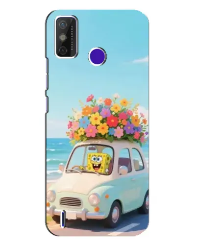 Чехол для TECNO Spark Power 2 (LC8) с картинкой «Автомобильное путешествие»