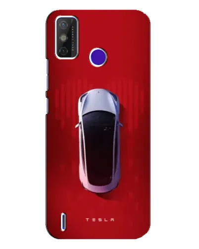 Чехол для TECNO Spark Power 2 (LC8) с картинкой «Tesla Top View»