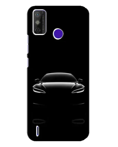 Чехол для TECNO Spark Power 2 (LC8) с картинкой «Силуэт Tesla Night»