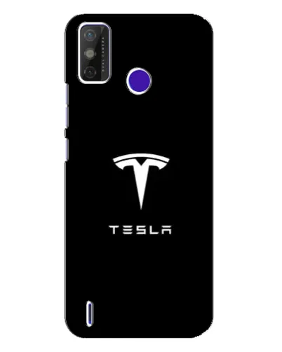 Чехол для TECNO Spark Power 2 (LC8) с картинкой «Tesla White Logo»