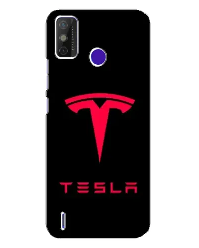 Чехол для TECNO Spark Power 2 (LC8) с картинкой «Tesla Red Logo»