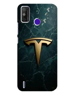 Чехол для TECNO Spark Power 2 (LC8) с картинкой «Мраморная Tesla Gold» Чехол для TECNO Spark Power 2 (LC8) с картинкой «Мраморная Tesla Gold»