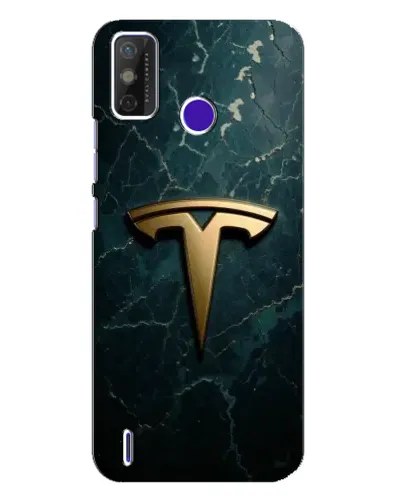 Чехол для TECNO Spark Power 2 (LC8) с картинкой «Мраморная Tesla Gold»