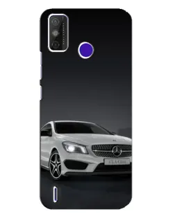 Чехол для TECNO Spark Power 2 (LC8) с картинкой «Mercedes AMG GT Silver»