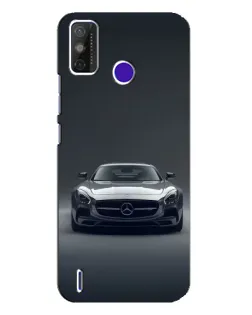 Чехол для TECNO Spark Power 2 (LC8) с картинкой «Mercedes на черном»