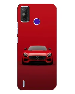 Чехол для TECNO Spark Power 2 (LC8) с картинкой «Красный Mercedes AMG»