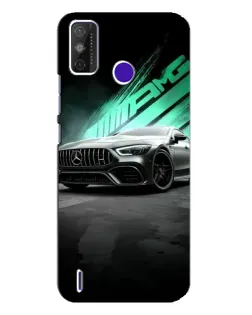 Чехол для TECNO Spark Power 2 (LC8) с картинкой «Темный Mercedes AMG»