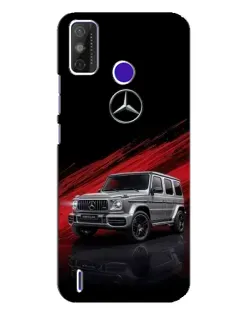 Чехол для TECNO Spark Power 2 (LC8) с картинкой «Mercedes G-Class красный»
