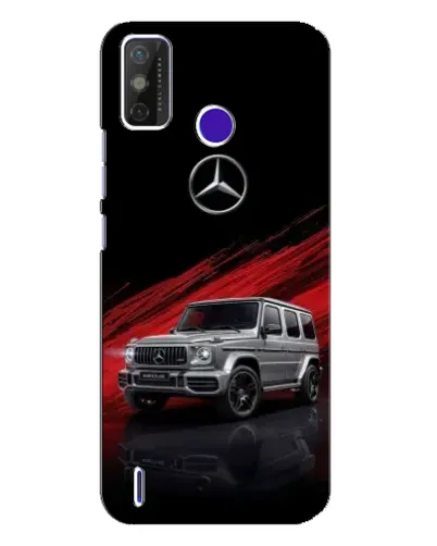 Чехол для TECNO Spark Power 2 (LC8) с картинкой «Mercedes G-Class красный»
