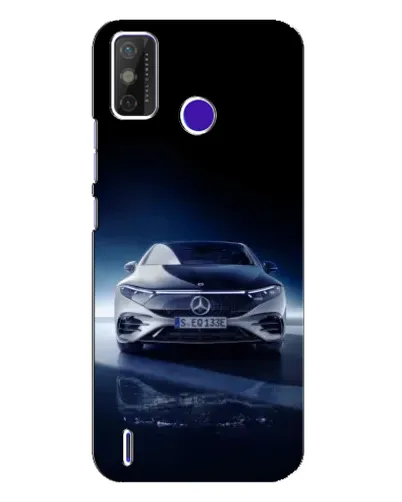 Чехол для TECNO Spark Power 2 (LC8) с картинкой «Ночной Mercedes EQ»