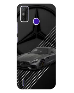 Чехол для TECNO Spark Power 2 (LC8) с картинкой «Mercedes AMG — графика»