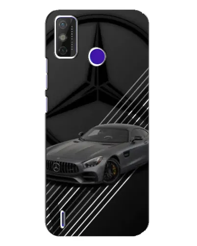 Чехол для TECNO Spark Power 2 (LC8) с картинкой «Mercedes AMG — графика»