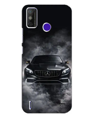 Чехол для TECNO Spark Power 2 (LC8) с картинкой «Mercedes в дыму»