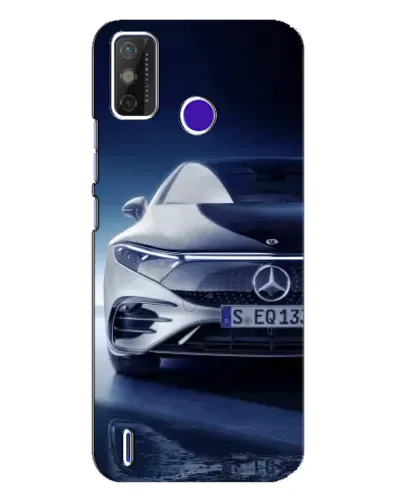 Чехол для TECNO Spark Power 2 (LC8) с картинкой «Mercedes EQ — будущее»