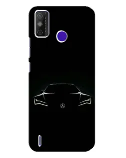 Чехол для TECNO Spark Power 2 (LC8) с картинкой «Mercedes — силуэт авто» Чехол для TECNO Spark Power 2 (LC8) с картинкой «Mercedes — силуэт авто»