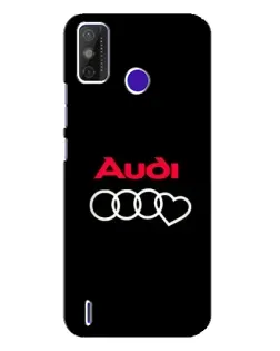 Чехол для TECNO Spark Power 2 (LC8) с картинкой «Логотип Audi Heart»