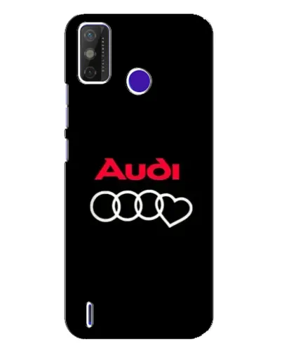 Чехол для TECNO Spark Power 2 (LC8) с картинкой «Логотип Audi Heart»