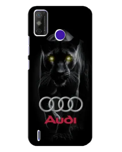 Чехол для TECNO Spark Power 2 (LC8) с картинкой «Пантера и Audi»