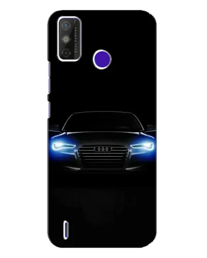 Чехол для TECNO Spark Power 2 (LC8) с картинкой «Audi в неоне»