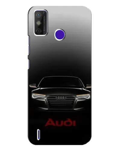Чехол для TECNO Spark Power 2 (LC8) с картинкой «Audi — градиентный контур»