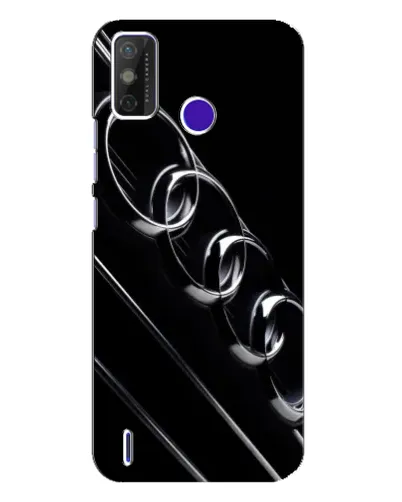 Чехол для TECNO Spark Power 2 (LC8) с картинкой «Audi — абстрактные кольца»