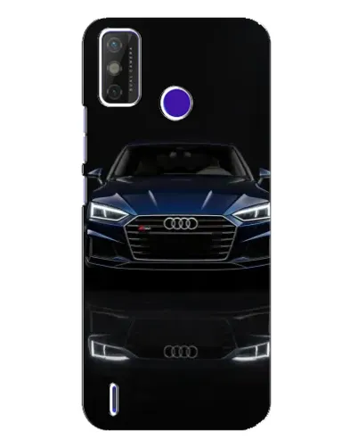 Чехол для TECNO Spark Power 2 (LC8) с картинкой «Audi — ночное отражение»