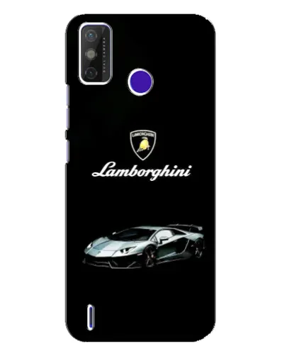 Чехол для TECNO Spark Power 2 (LC8) с картинкой «Логотип Lamborghini классика»