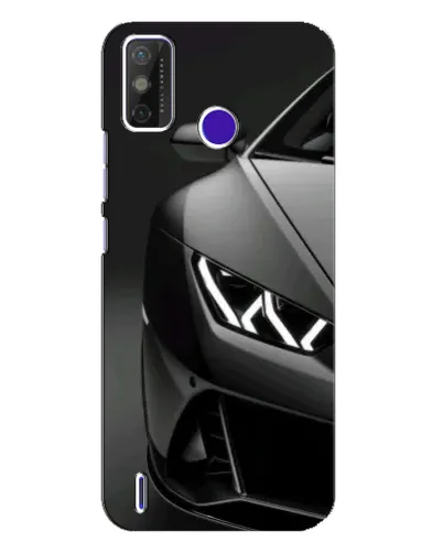 Чехол для TECNO Spark Power 2 (LC8) с картинкой «Lamborghini фары детализация»