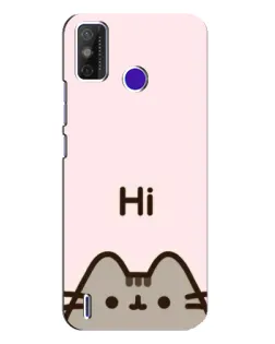 Чехол для TECNO Spark Power 2 (LC8) с картинкой «Пушин говорит Hi» Чехол для TECNO Spark Power 2 (LC8) с картинкой «Пушин говорит Hi»