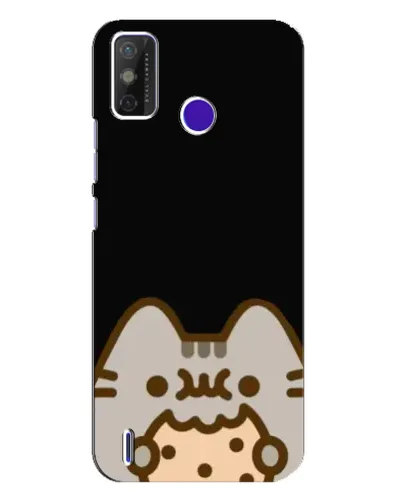 Чехол для TECNO Spark Power 2 (LC8) с картинкой «Пушин на черном»