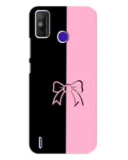 Чехол для TECNO Spark Power 2 (LC8) с картинкой «Половинки банта»