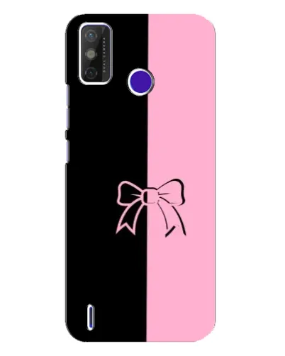 Чехол для TECNO Spark Power 2 (LC8) с картинкой «Половинки банта»