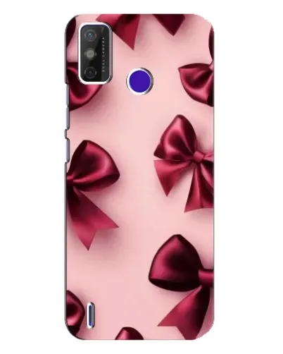 Чехол для TECNO Spark Power 2 (LC8) с картинкой «Бордовый атлас»