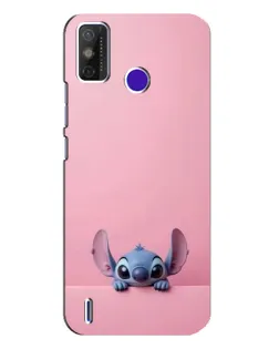 Чехол для TECNO Spark Power 2 (LC8) с картинкой «Stitch выглядывает»