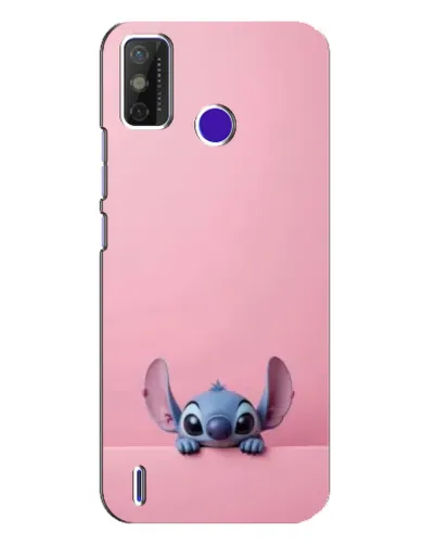 Чехол для TECNO Spark Power 2 (LC8) с картинкой «Stitch выглядывает»