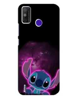 Чехол для TECNO Spark Power 2 (LC8) с картинкой «Неоновый Stitch»
