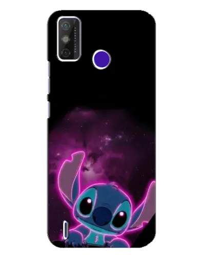 Чехол для TECNO Spark Power 2 (LC8) с картинкой «Неоновый Stitch»