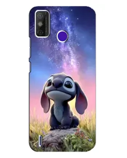 Чехол для TECNO Spark Power 2 (LC8) с картинкой «Стич на рассвете»