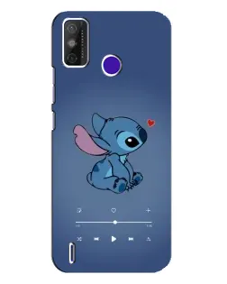 Чехол для TECNO Spark Power 2 (LC8) с картинкой «Музыкальный Stitch»