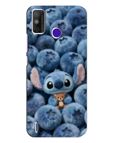 Чехол для TECNO Spark Power 2 (LC8) с картинкой «Стич и голубика»