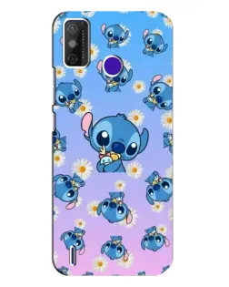 Чехол для TECNO Spark Power 2 (LC8) с картинкой «Паттерн со Стичем»