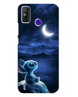 Чехол для TECNO Spark Power 2 (LC8) с картинкой «Лунная ночь Стича»