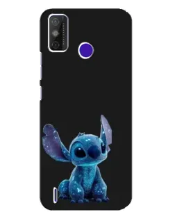 Чехол для TECNO Spark Power 2 (LC8) с картинкой «Стич на черном»