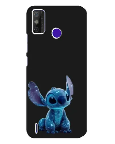 Чехол для TECNO Spark Power 2 (LC8) с картинкой «Стич на черном»