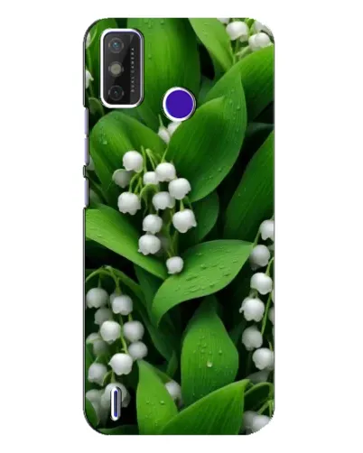 Чехол для TECNO Spark Power 2 (LC8) с картинкой «Ландыши в зелени»