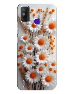 Чехол для TECNO Spark Power 2 (LC8) с картинкой «Белые сухоцветы» Чехол для TECNO Spark Power 2 (LC8) с картинкой «Белые сухоцветы»
