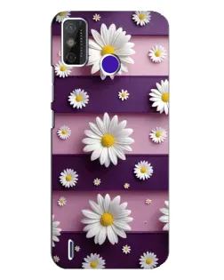 Чехол для TECNO Spark Power 2 (LC8) с картинкой «Ромашки на фиолетовом» Чехол для TECNO Spark Power 2 (LC8) с картинкой «Ромашки на фиолетовом»