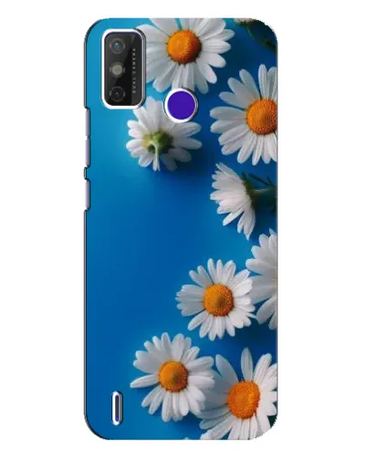 Чехол для TECNO Spark Power 2 (LC8) с картинкой «Белоснежные маргаритки»