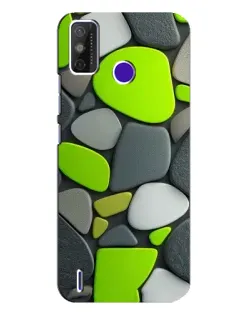 Чехол для TECNO Spark Power 2 (LC8) с картинкой «Яркая неоновая галька»